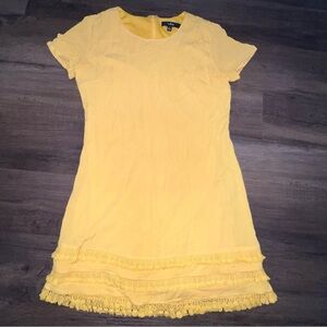 Lulu’s Golden Yellow Mini Dress
